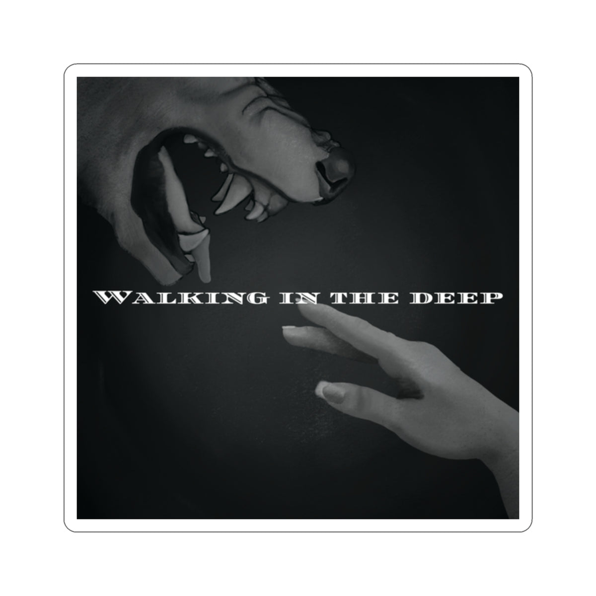 Walking In The Deep Cut Stickers