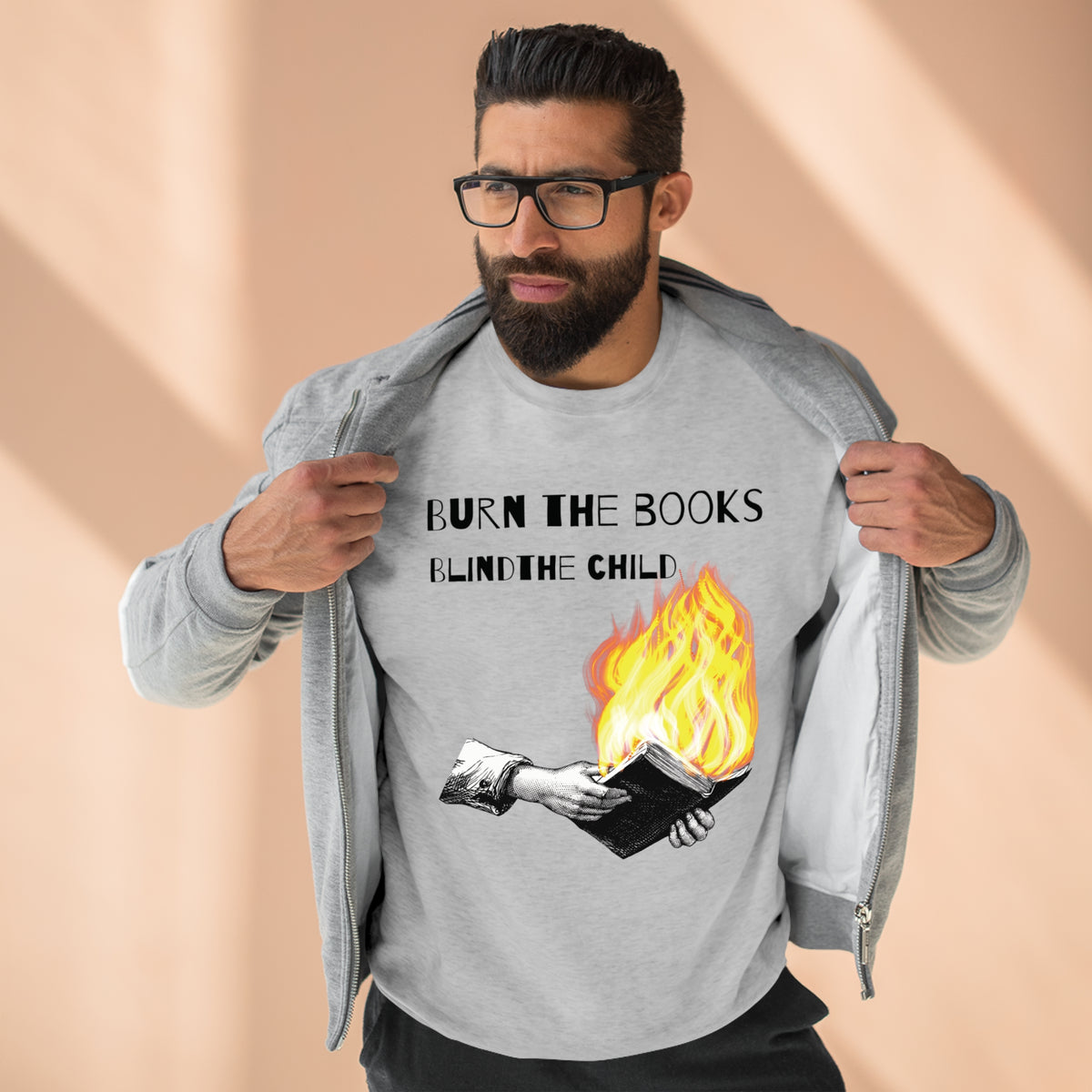 Burn the Books Blind the Child Sweatshirt