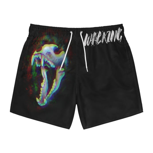 Bone Glitch Swim Trunks