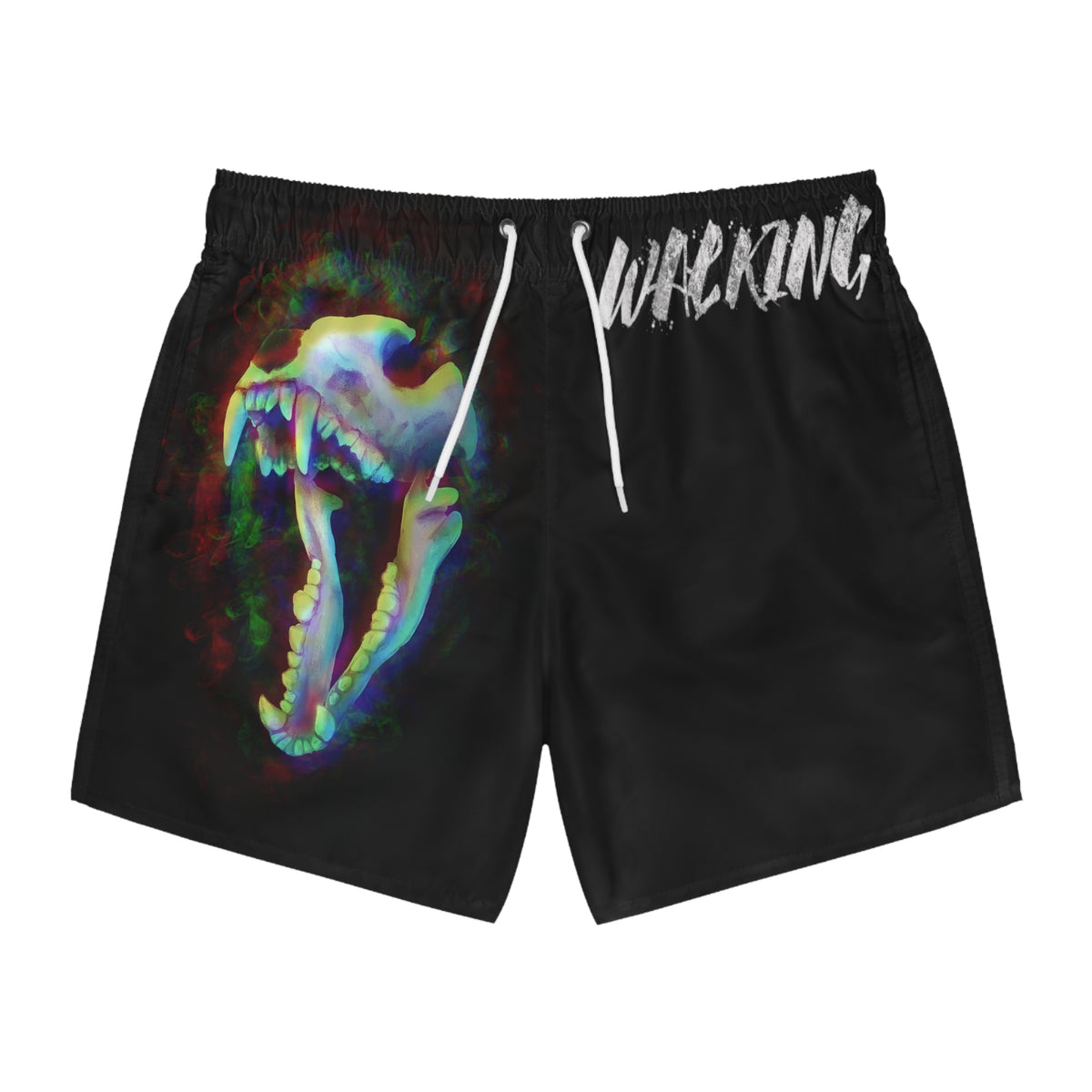 Bone Glitch Swim Trunks