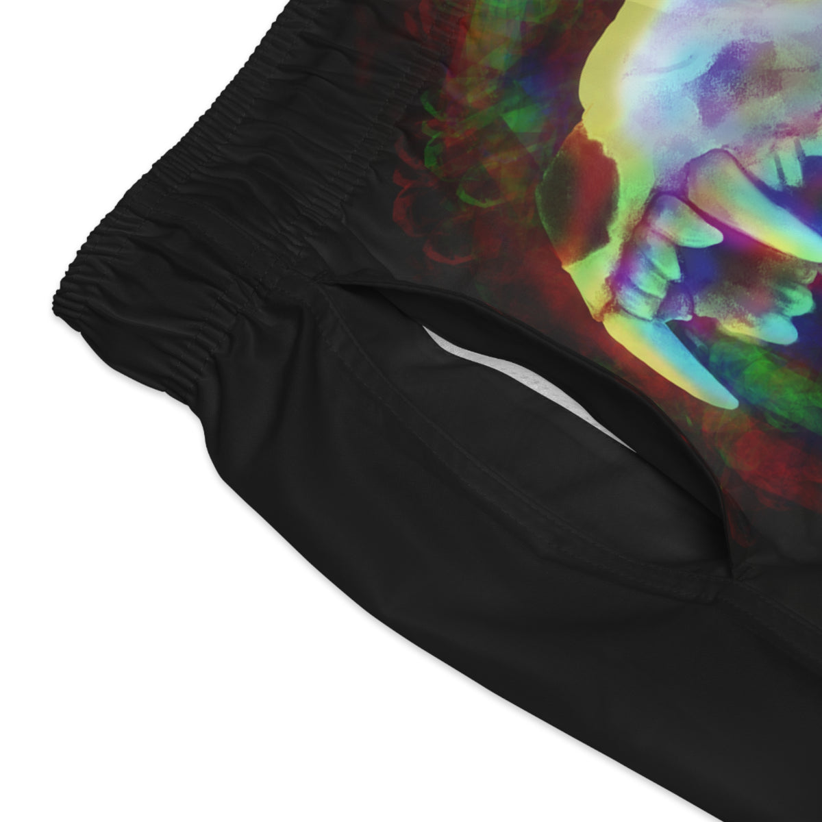 Bone Glitch Swim Trunks